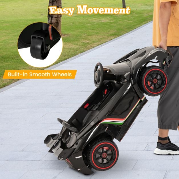 Licensed Lamborghini 4WD Kids Ride-on Sports Car-Black