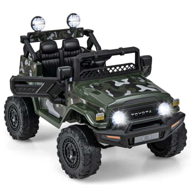 12V 7Ah Licencjonowany samochód elektryczny Toyota FJ Cruiser ze zdalnym sterowaniem-kamuflaż