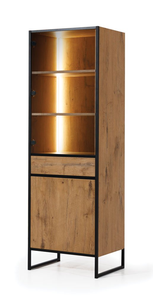 Loft Tall Display Cabinet 60cm