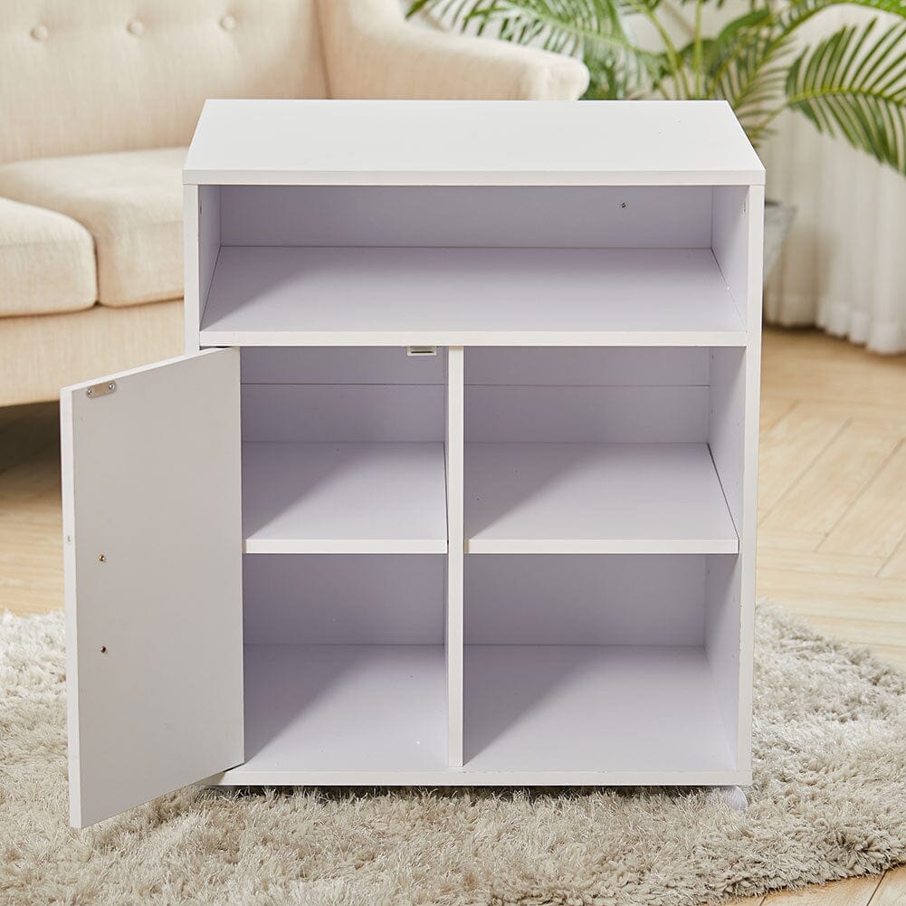 Premium Large Printer Stand with Doors