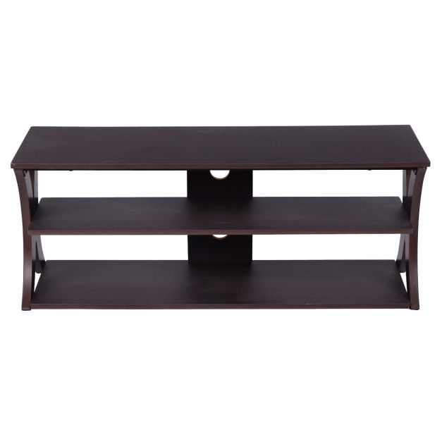 3-Tier TV Stand Storage Console with Storage Shelves