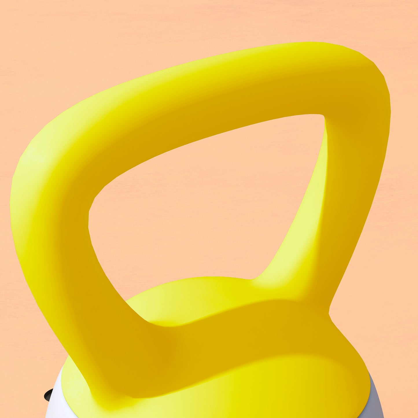 SPORTNOW 6KG Soft Kettlebell, Kettlebell with Non-Slip Handle for Home Gym, Weight Lifting, Strength Training, Yellow/Grey