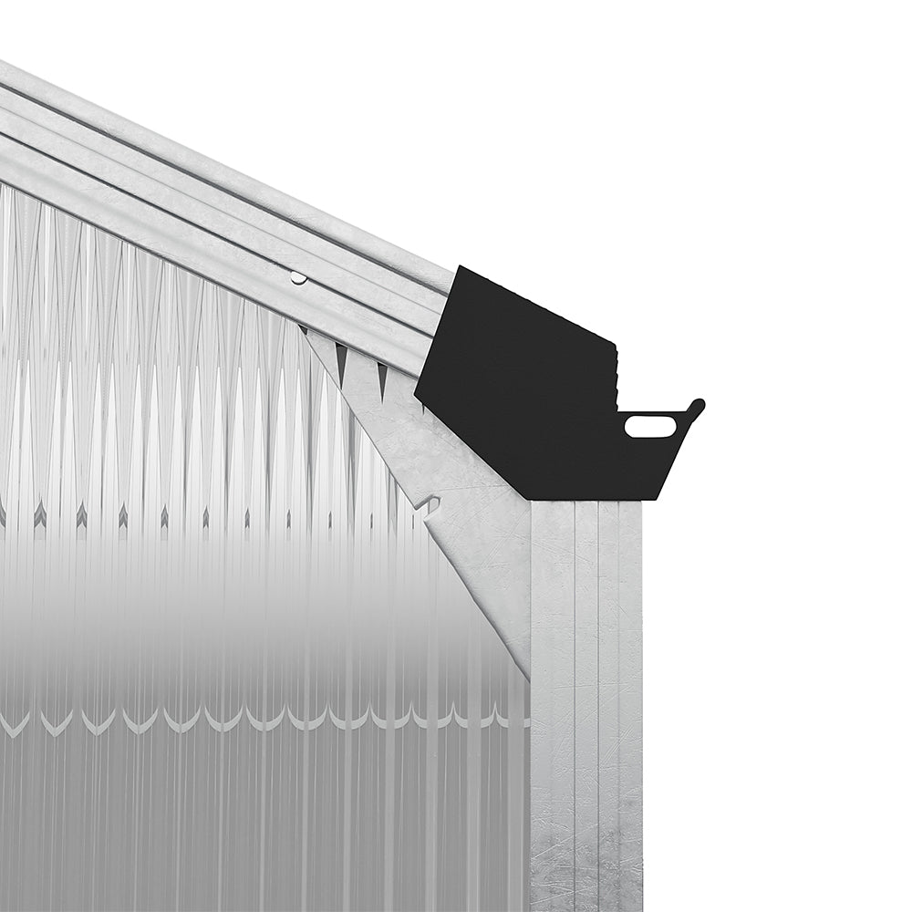 The Home Master Silver Aluminum Framed 6x6 Greenhouse with Vent
