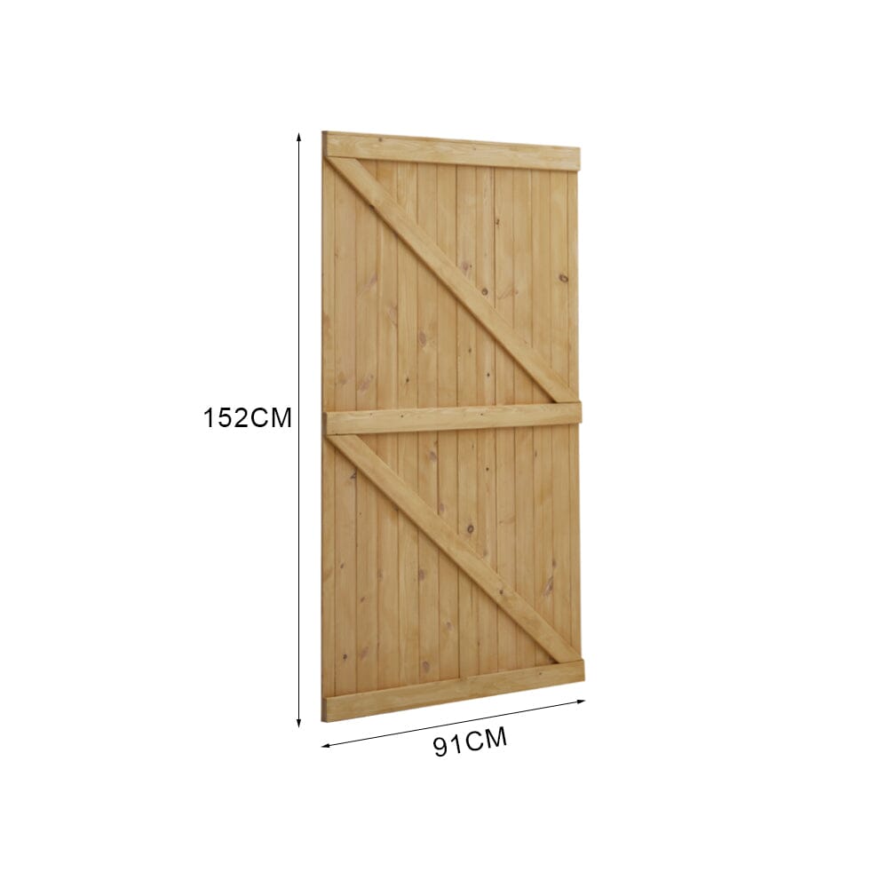 4ft/6ft H Pine Wood Garden Gate with Latch