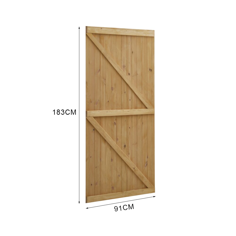 4ft/6ft H Pine Wood Garden Gate with Latch
