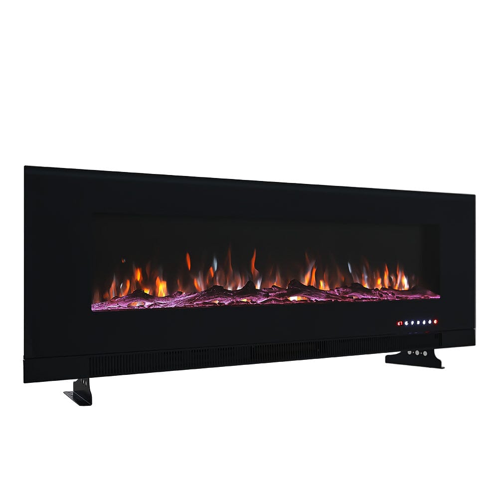 50/60 inch Wall Mounted Electric Fireplaces 5000BTU Inset Fireplace Heater