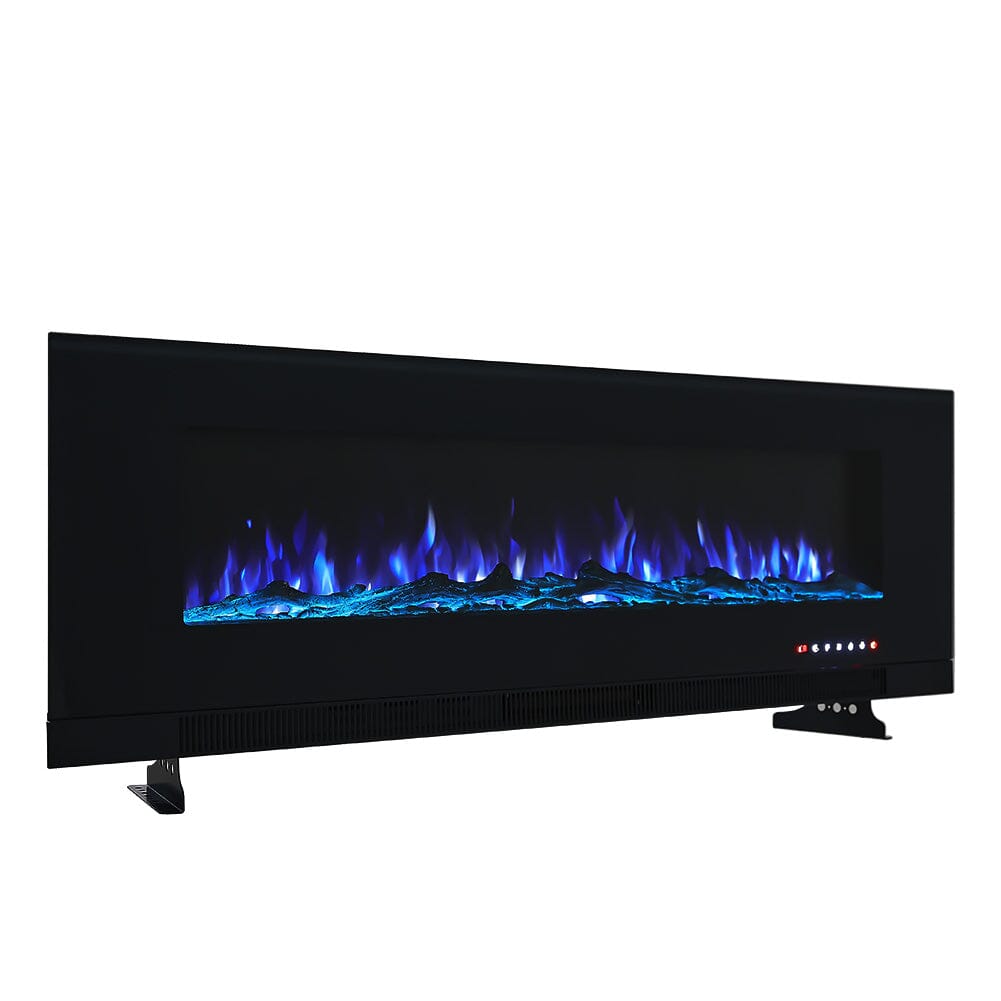 50/60 inch Wall Mounted Electric Fireplaces 5000BTU Inset Fireplace Heater
