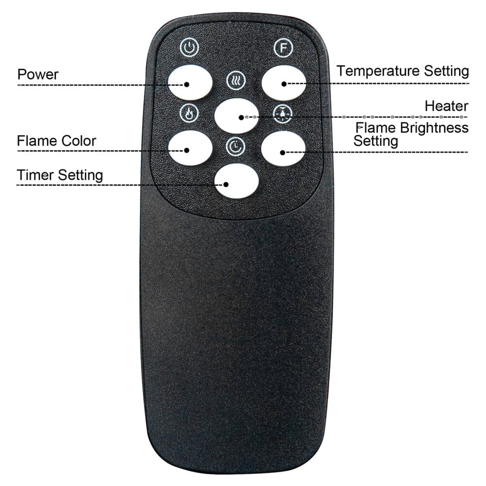 50/60 inch Wall Mounted Electric Fireplaces 5000BTU Inset Fireplace Heater