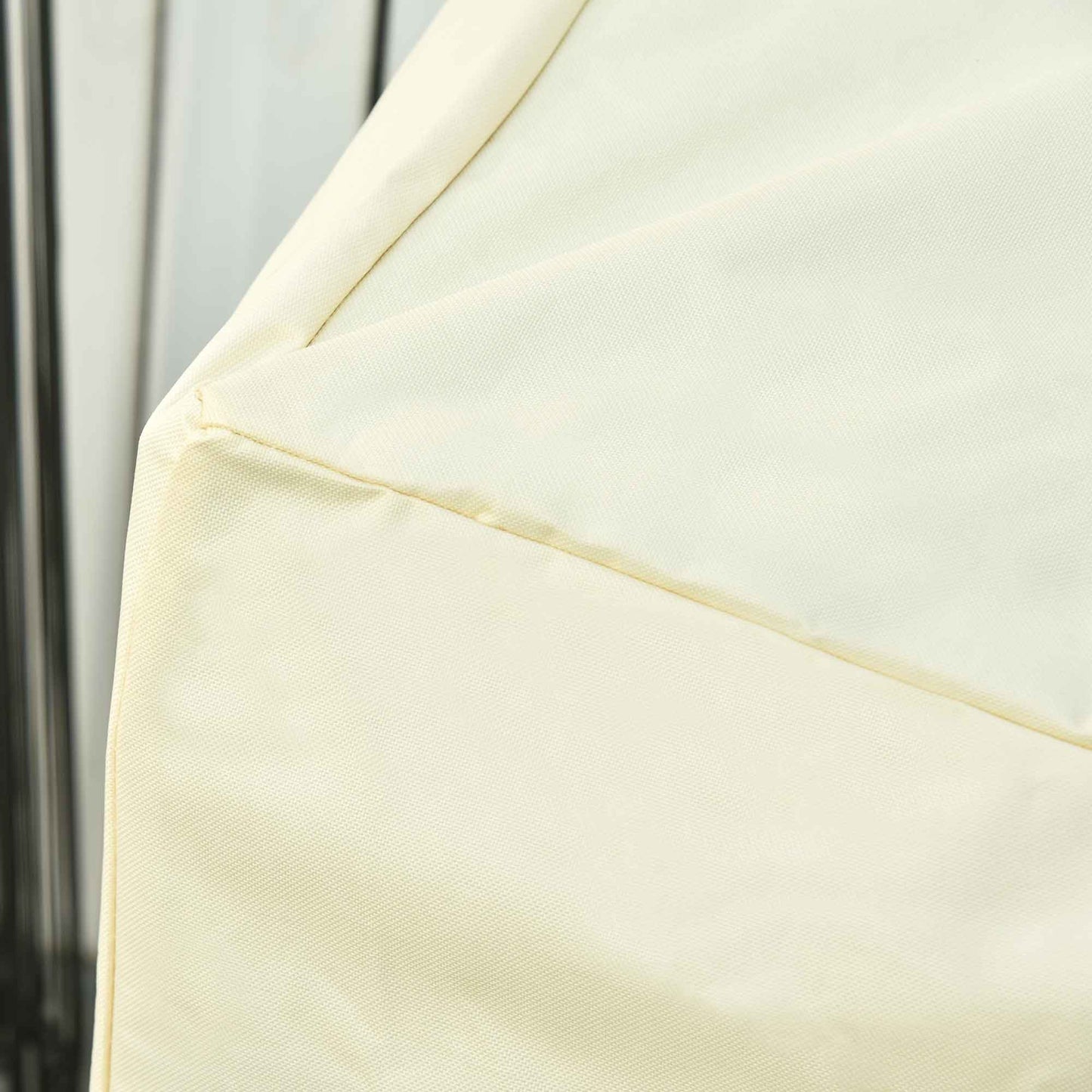 Pokrowiec na meble Outsunny 600D Oxford Cloth, ochraniacz na sofę 2-osobową do ogrodu i patio, do użytku na zewnątrz, wodoodporny, beżowy, 140 dł. x 84 szer. x 56/94 wys. cm