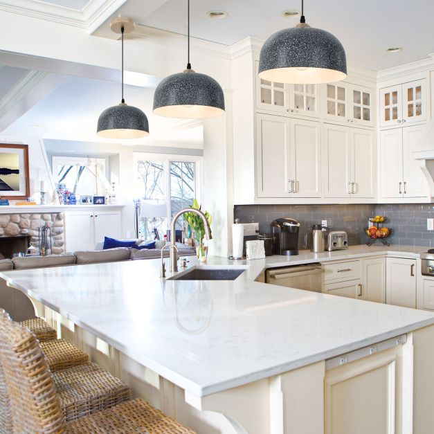 Pendant Light Fixture with Adjustable Hanging Cable and E27 Bulb Base