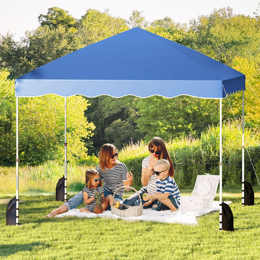 300 x 300 cm Pop up Canopy Tent with Wheeled Bag-Blue