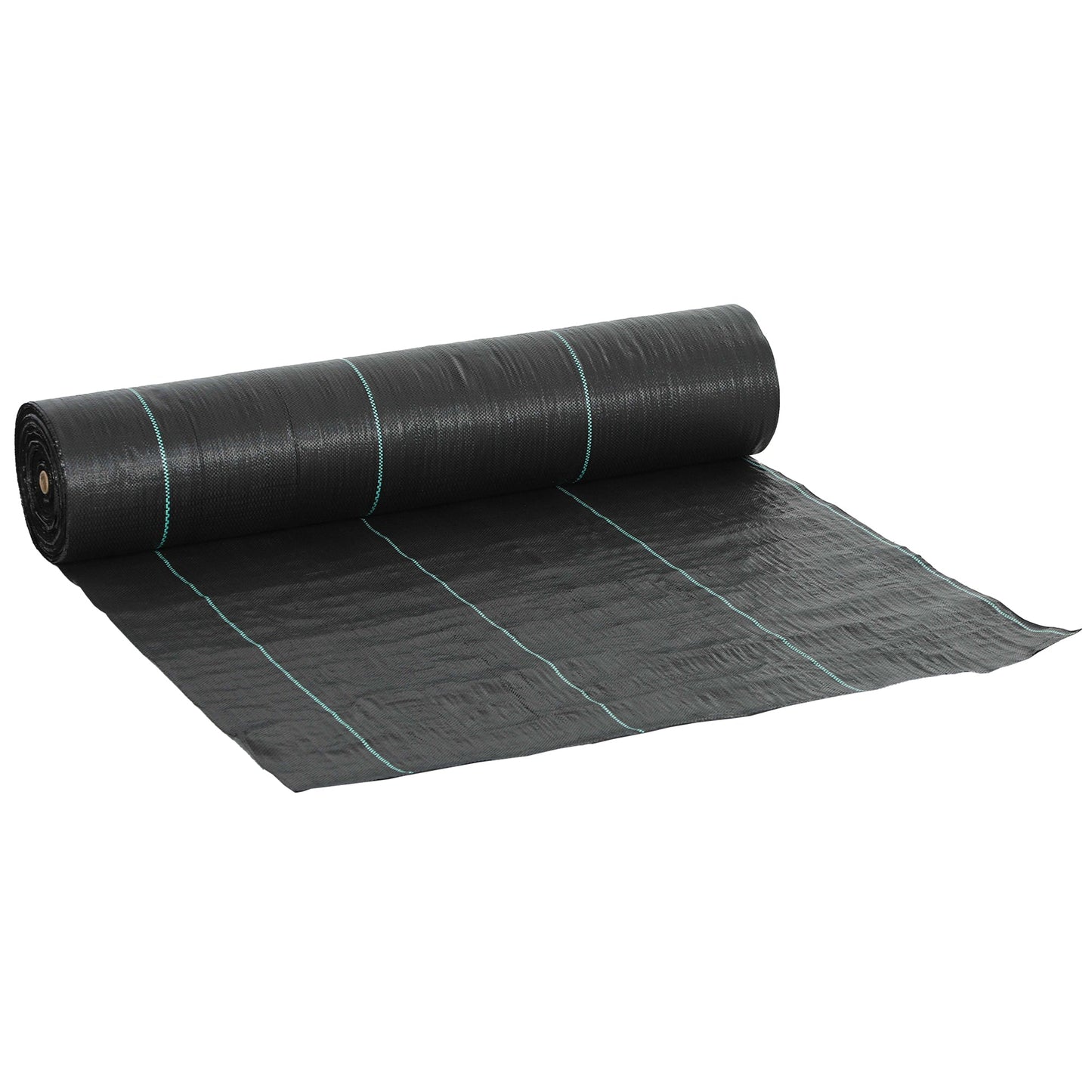 Outsunny 2m x 90m Weed Control Membrane, wytrzymała tkanina barierowa do zwalczania chwastów, 90gsm okrywa gruntowa na patio, do ogrodu, klombów, do kształtowania krajobrazu