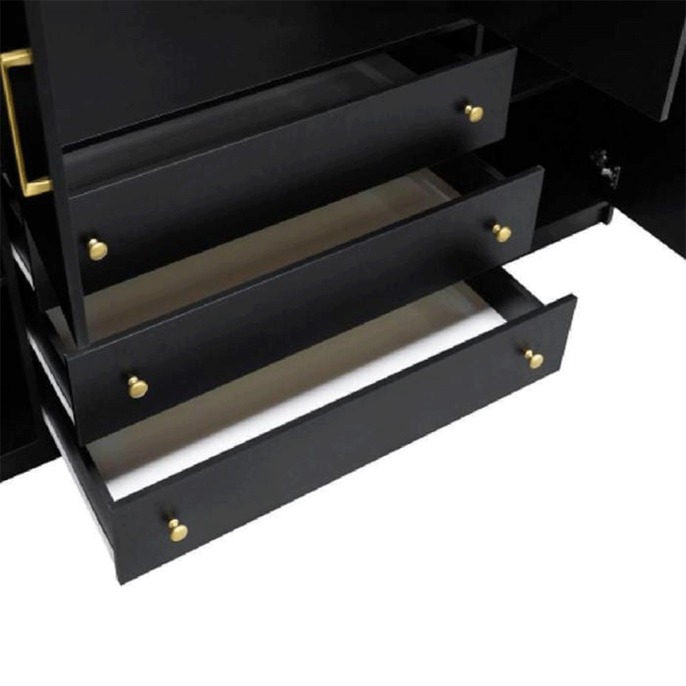 Wardrobe PRESTON D4 Black