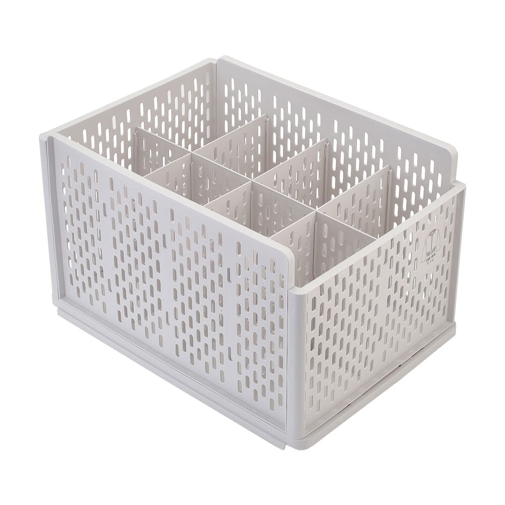 Plastic Stackable Clothes Storage Basket Drawer Organizer
