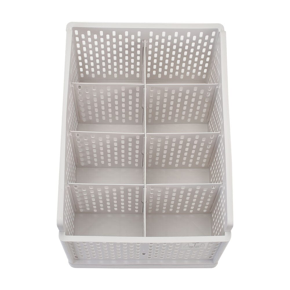 Plastic Stackable Clothes Storage Basket Drawer Organizer