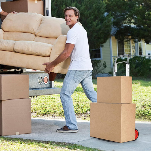 Aluminium Sack Truck Barrow with Adjustable Handle for Moving Shopping Travel