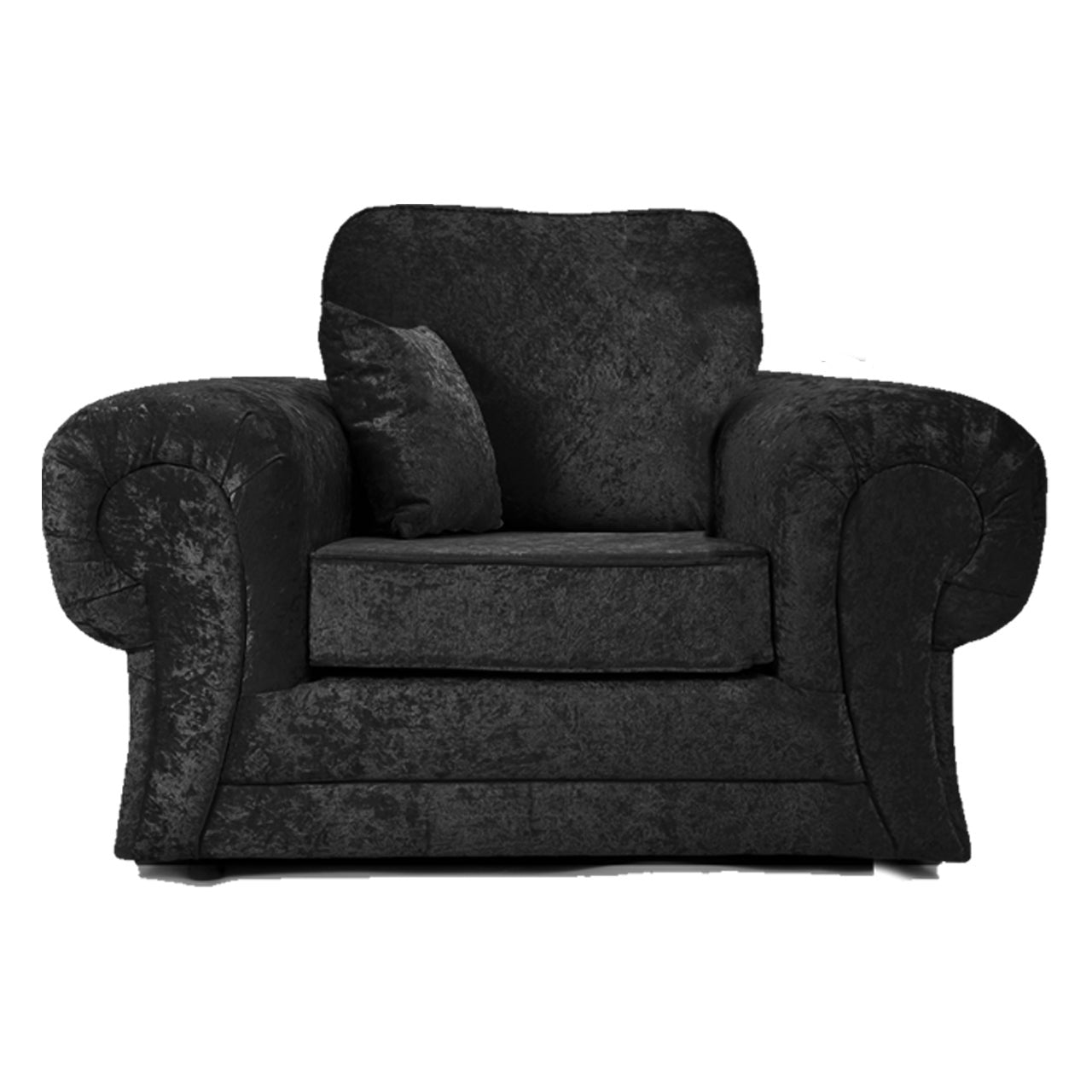 Arabia Crushed Velvet Corner Sofa - Silver, Black, Mink