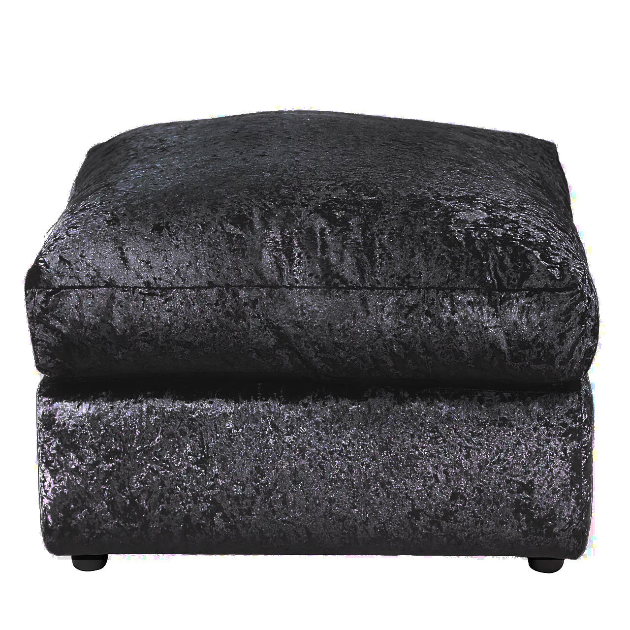 Arabia Crushed Velvet Corner Sofa - Silver, Black, Mink