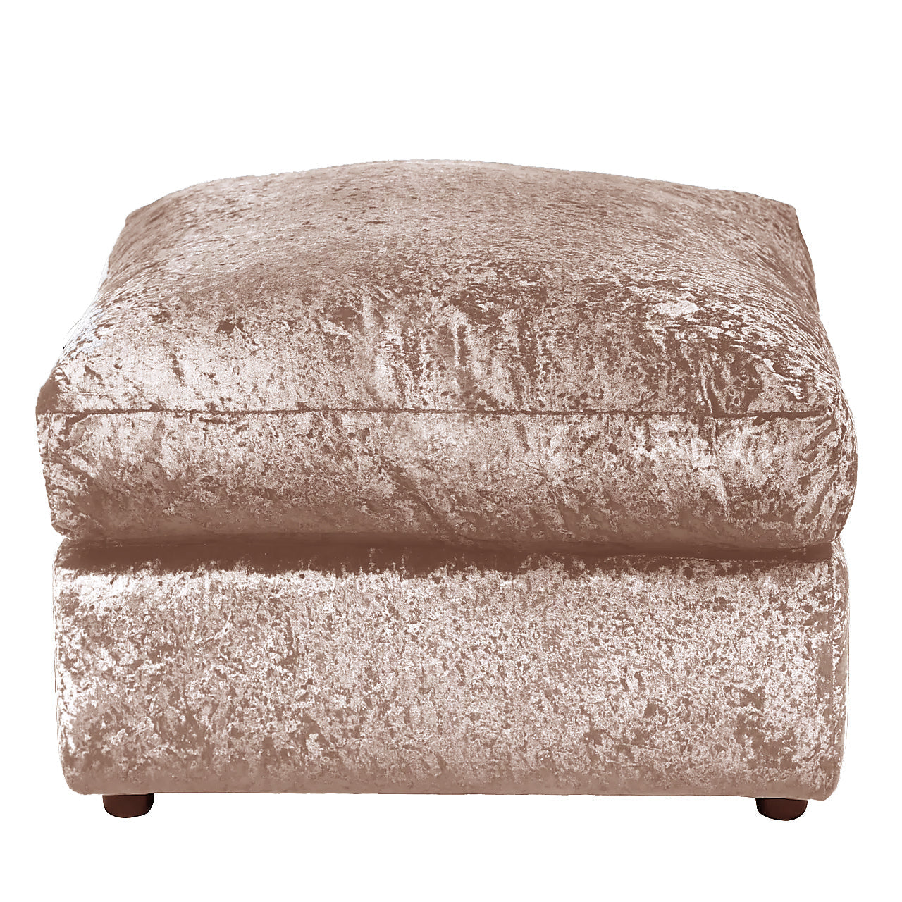 Arabia Crushed Velvet 3 Seater Sofa - Mink