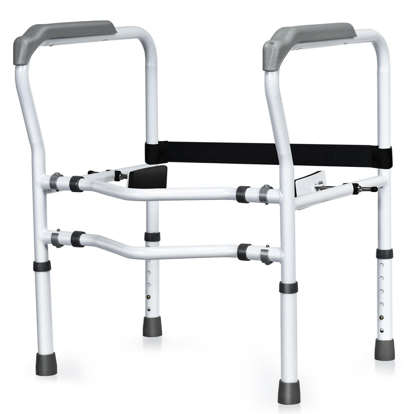 Toilet Safety Frame and Rail Stand Alone Toilet Handrails with Adjustable Height