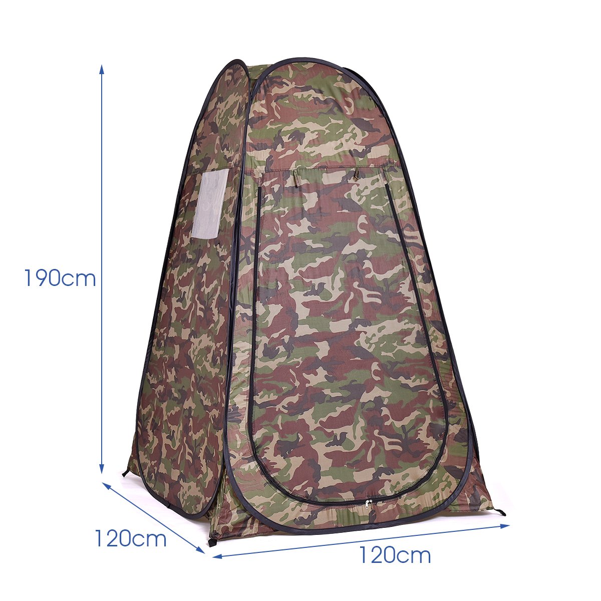Toilet Shower Changing Beach Camping Tent Room Portable Pop Up Private Travel-Camouflage
