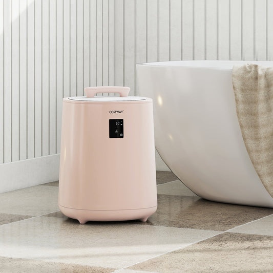 Towel Warmer for Bathroom 18 L Large Portable Hot Towel Bucket-Pink