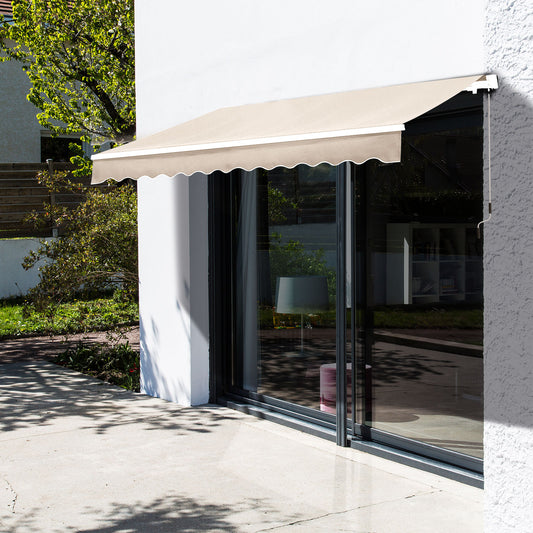 Outsunny Manual Retractable Awning, image 2