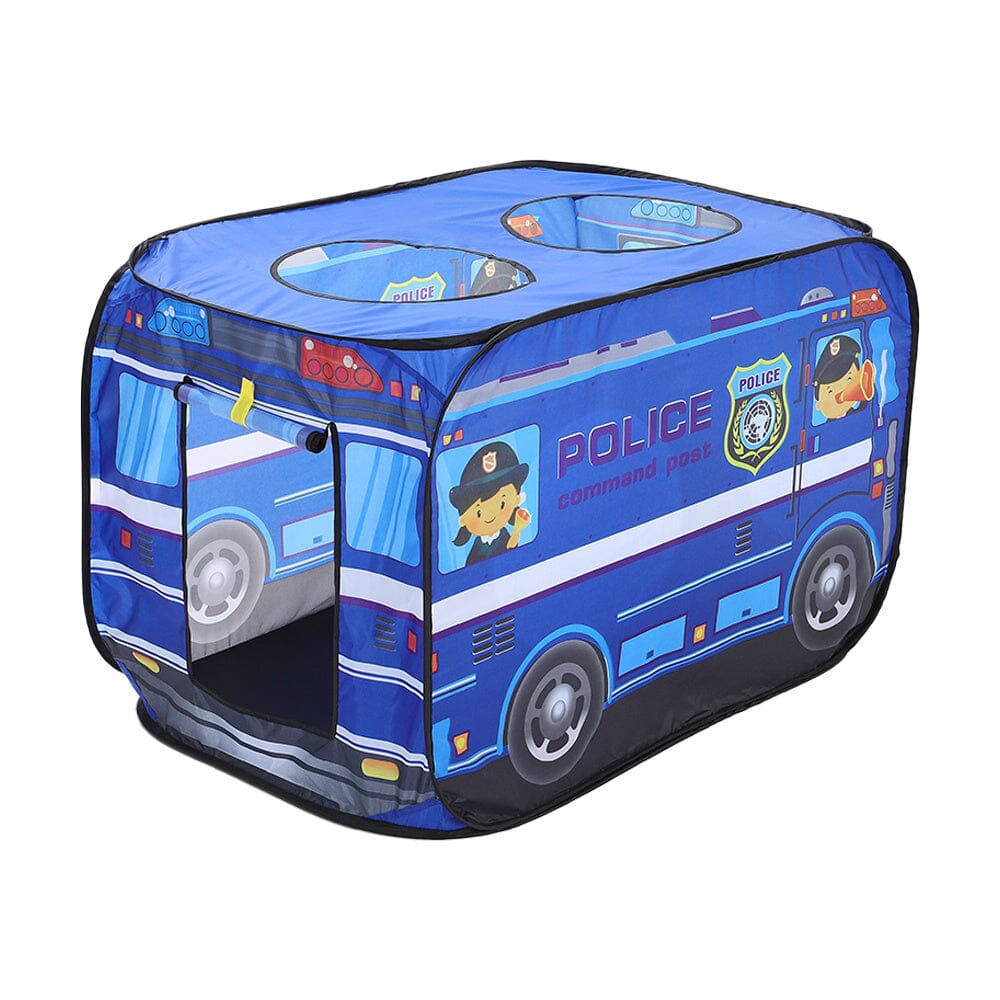 Police Truck Foldable Tent Pop Up Kids Playhouse