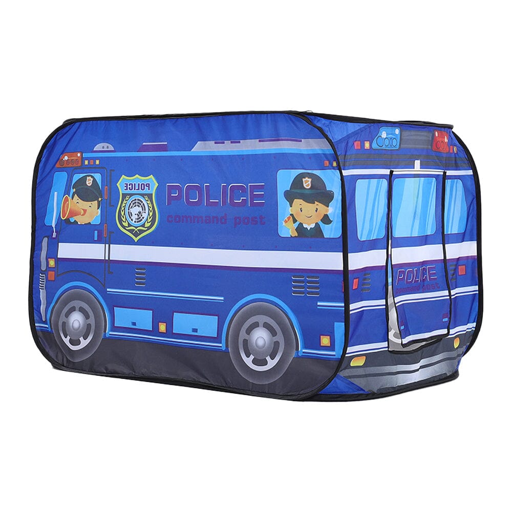 Police Truck Foldable Tent Pop Up Kids Playhouse