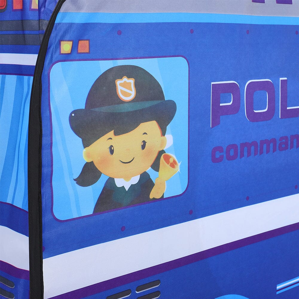 Police Truck Foldable Tent Pop Up Kids Playhouse