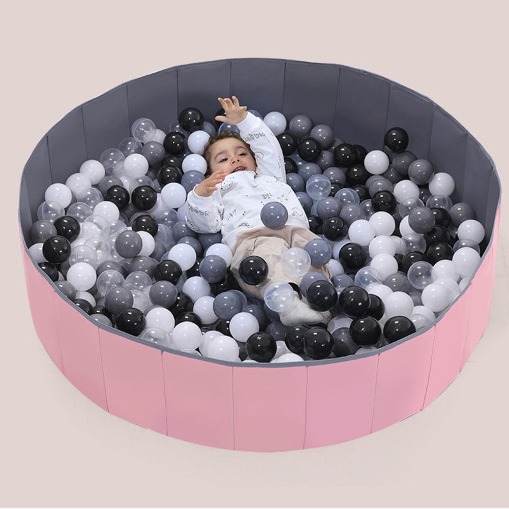 Joyful Playtime Pink Bubble Ball Pit for Kids