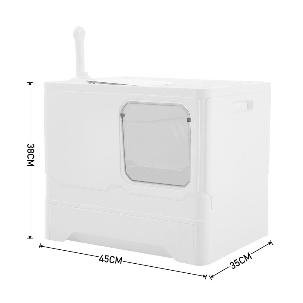 Anti Splash Enclosed Cat Litter Box