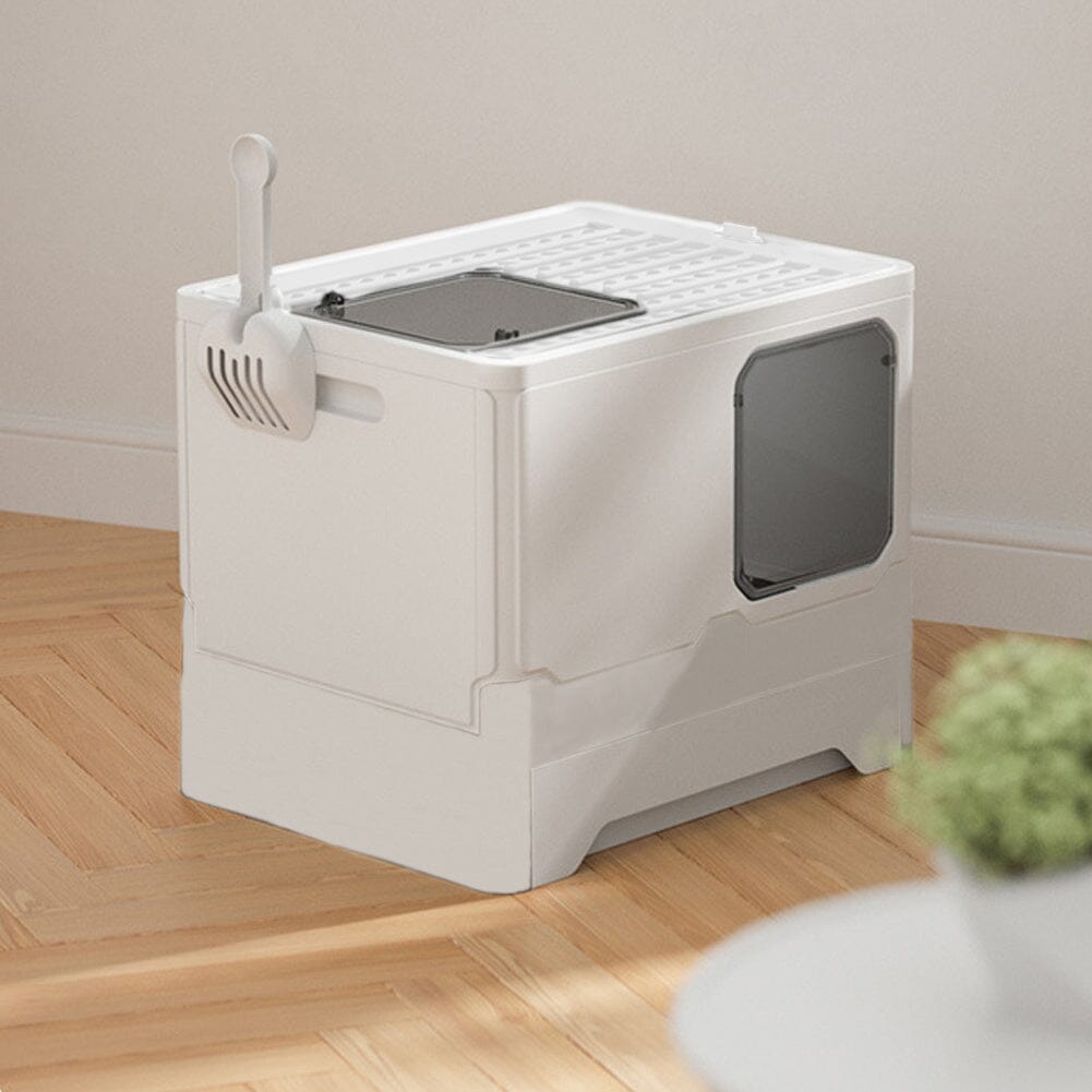 Anti Splash Enclosed Cat Litter Box