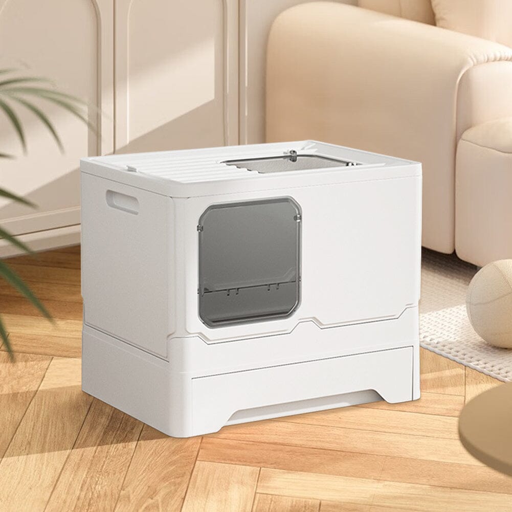 Anti Splash Enclosed Cat Litter Box