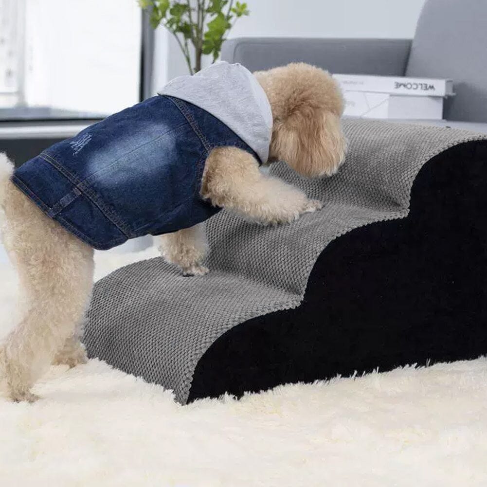 Comfy Non-Slip Pet Steps with Removable Cover