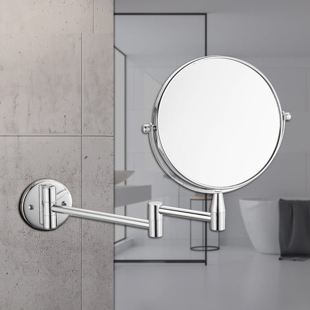 Perforation-Free Telescopic Folding Beauty Mirror