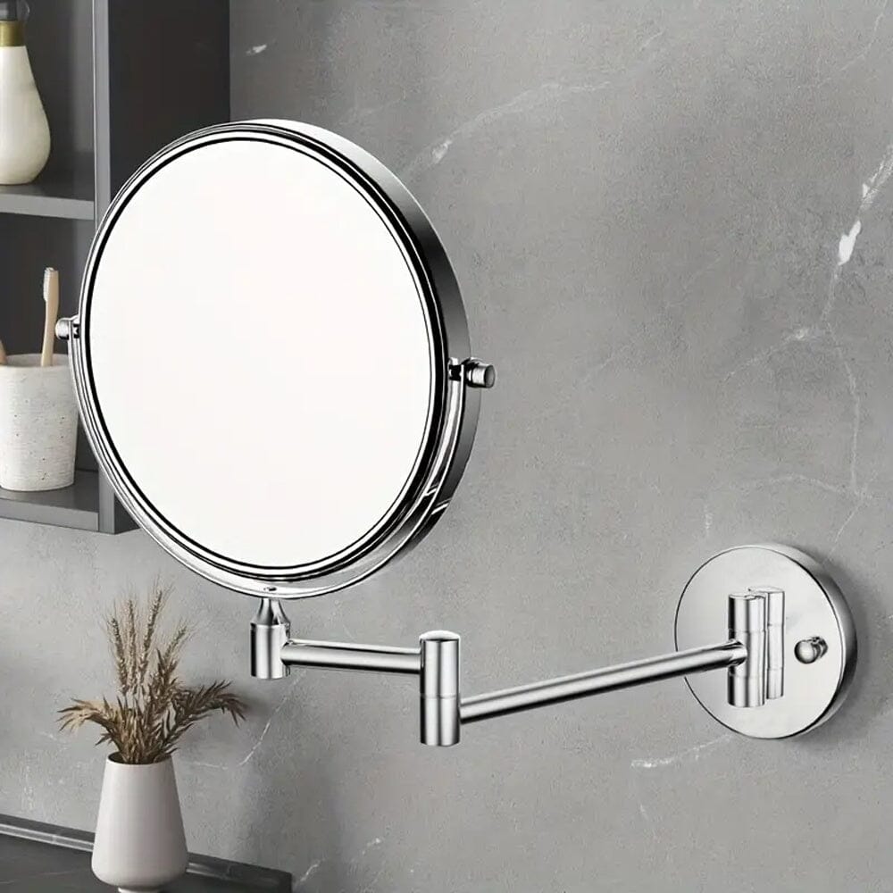 Perforation-Free Telescopic Folding Beauty Mirror