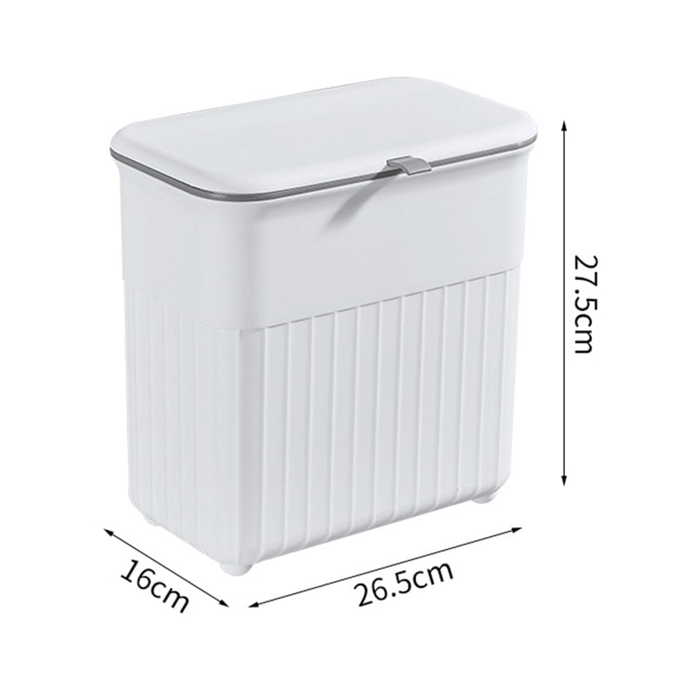 Sleek 9L Hanging Trash Can-Keep Your Space Clean And Tidy