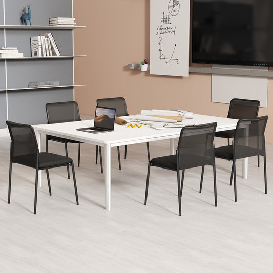 Waiting Room Chair Set of 6 in Black, image 2