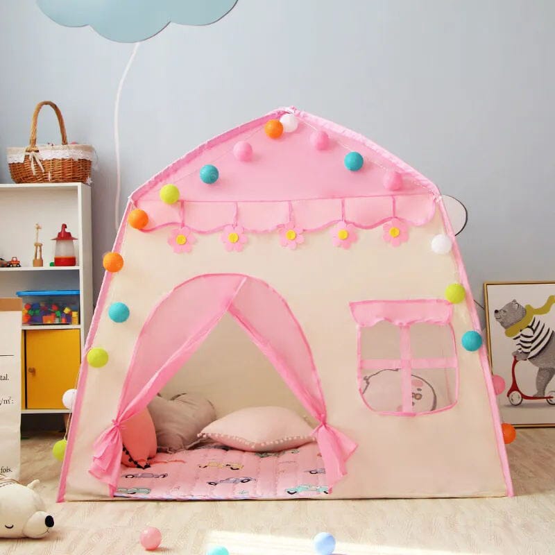 Dreamy Pink Castle Play Tent