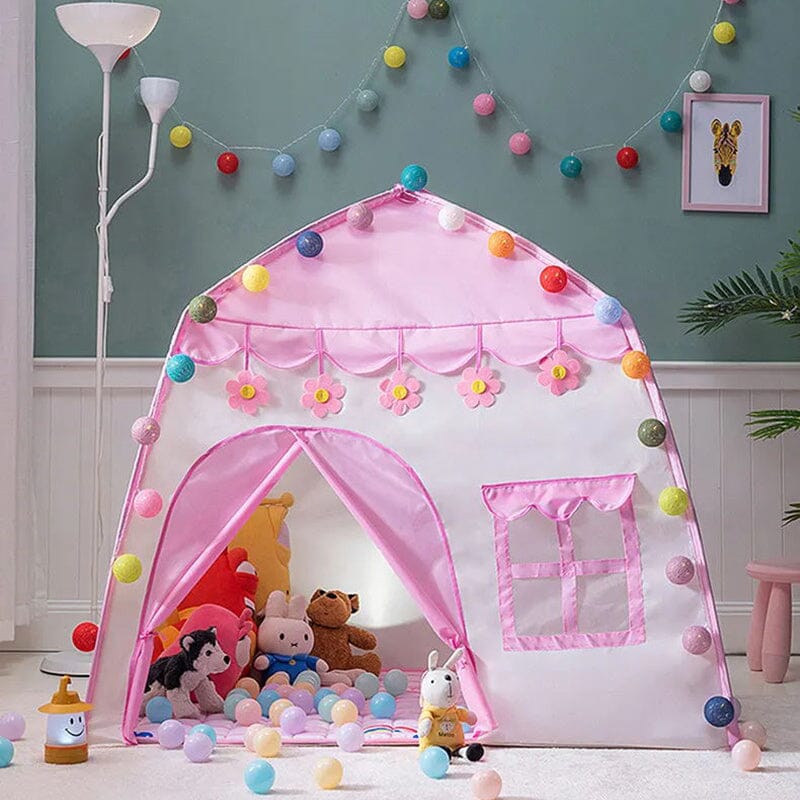 Dreamy Pink Castle Play Tent