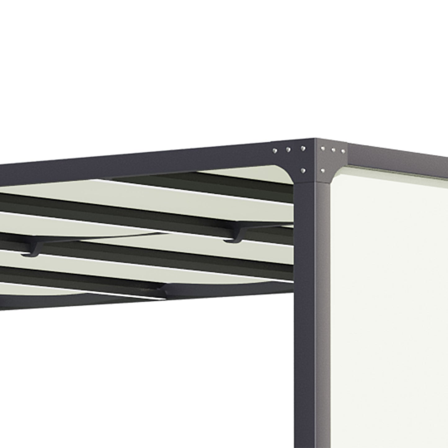 Outsunny 3 x 4m Pergola ogrodowa zewnętrzna - kremowo-biała