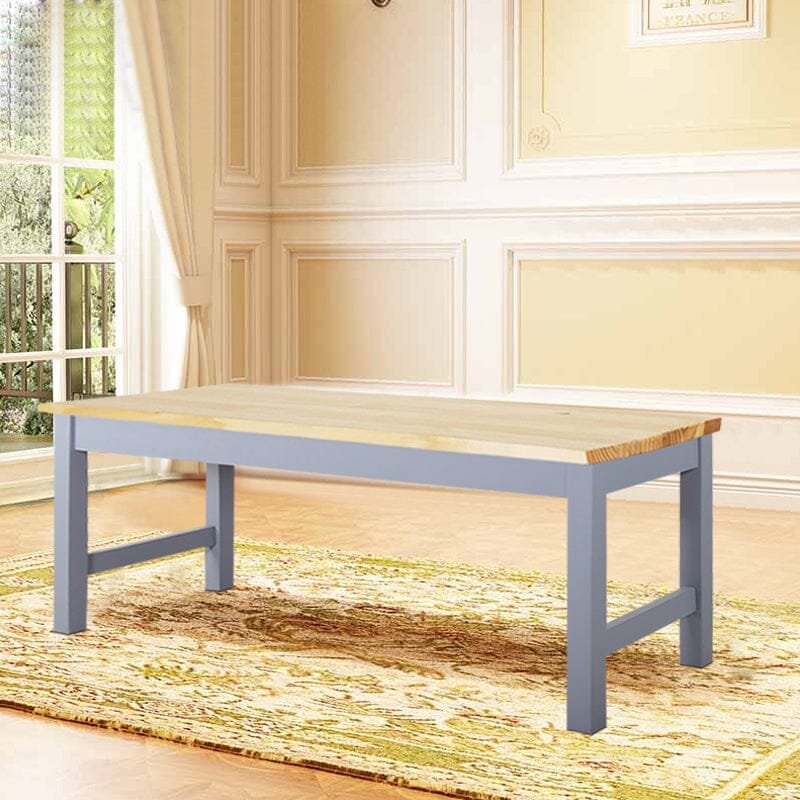 Natural Solid Pine Wood Bench
