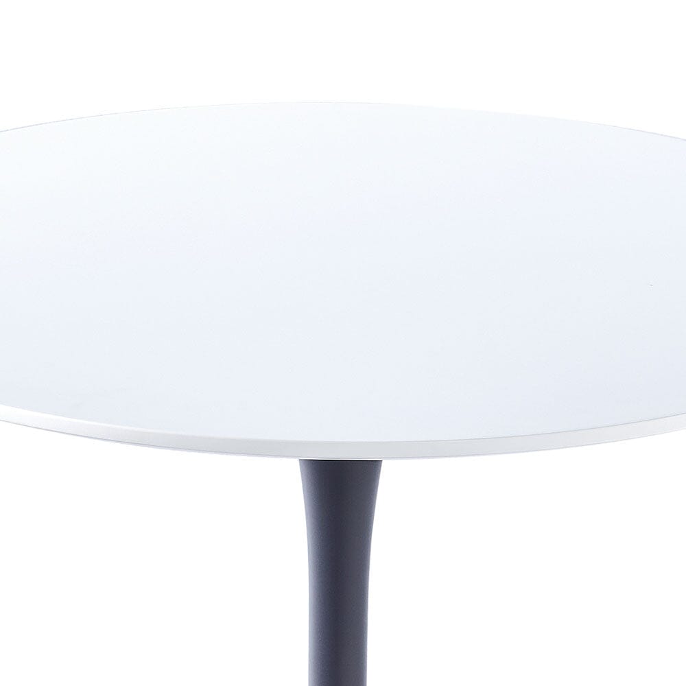 90cm Dia Modern Round Dining Tables Tulip Table with Metal Base