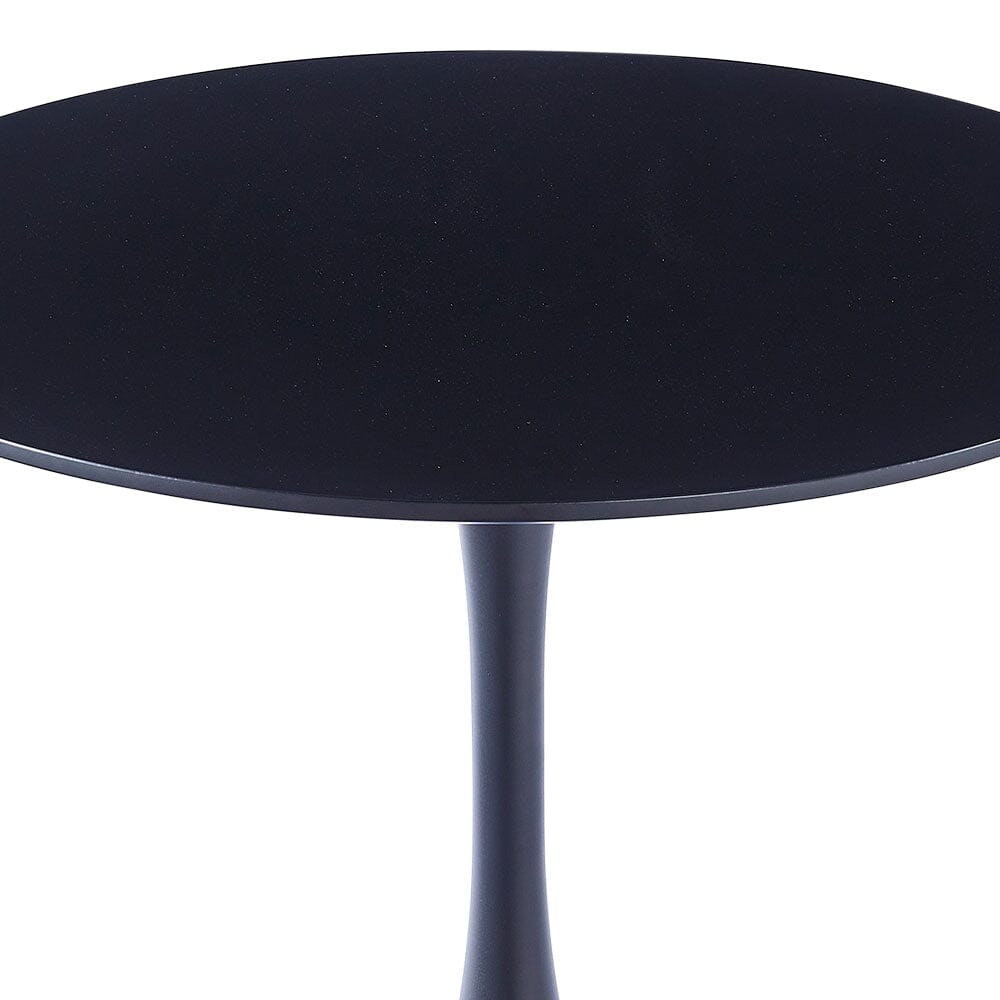 90cm Dia Modern Round Dining Tables Tulip Table with Metal Base