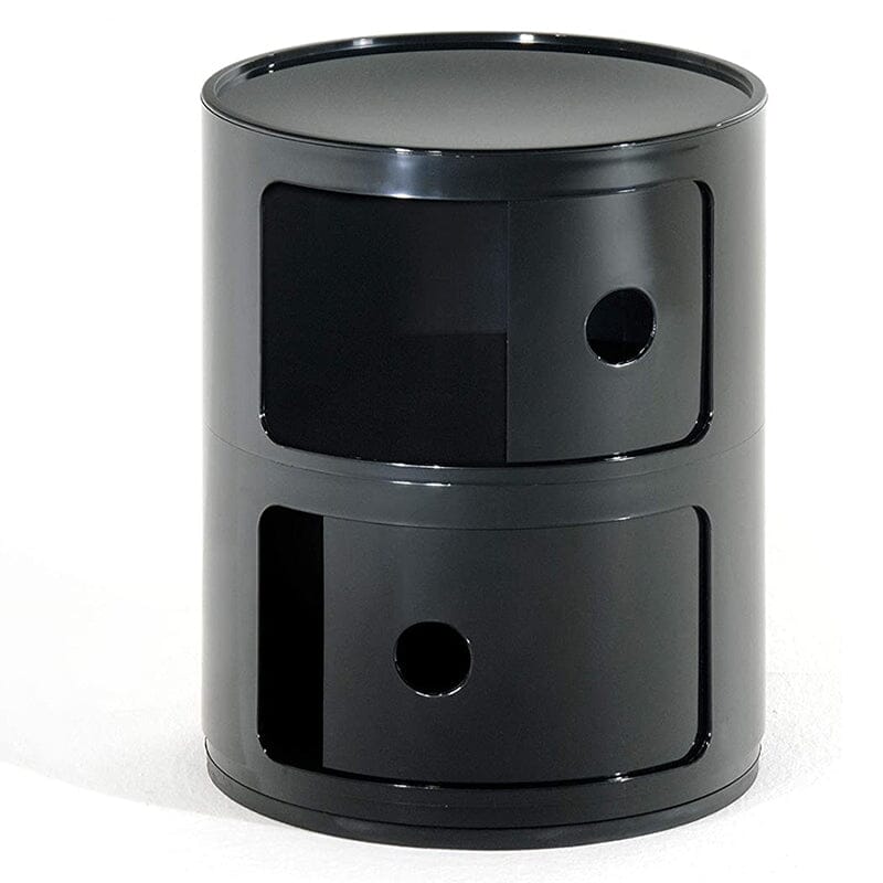 Componibili Round Storage Unit with 2 Drawers
