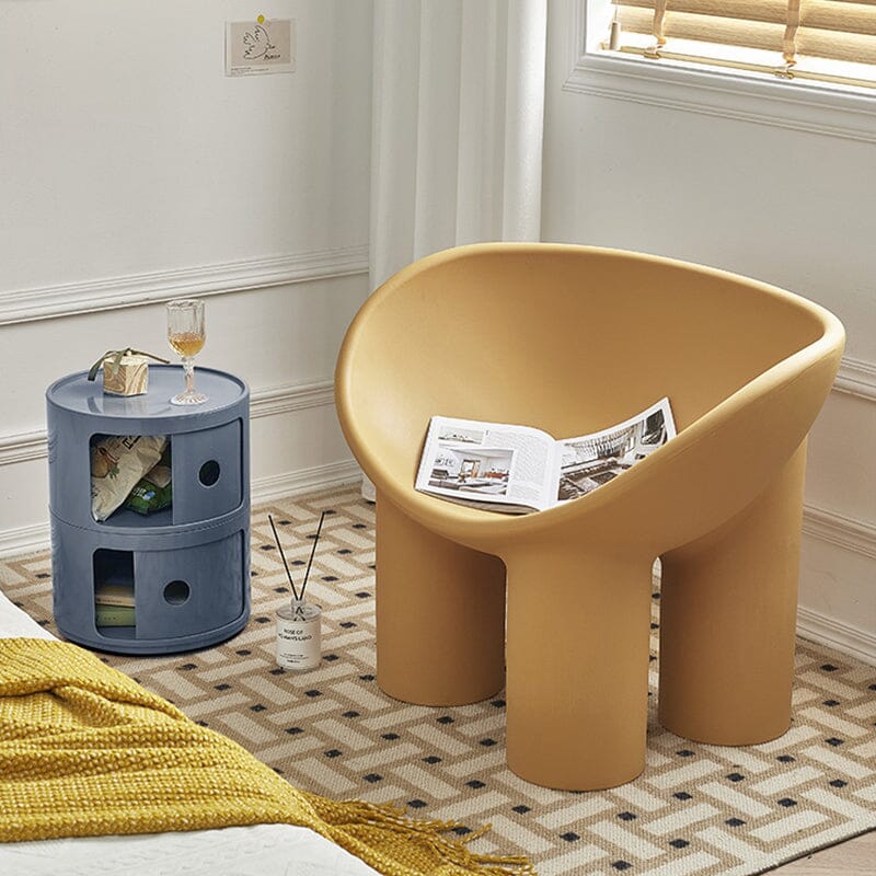Componibili Round Storage Unit with 2 Drawers