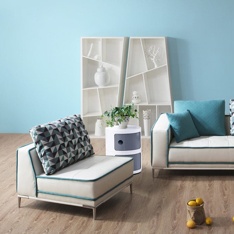 Componibili Round Storage Unit with 2 Drawers
