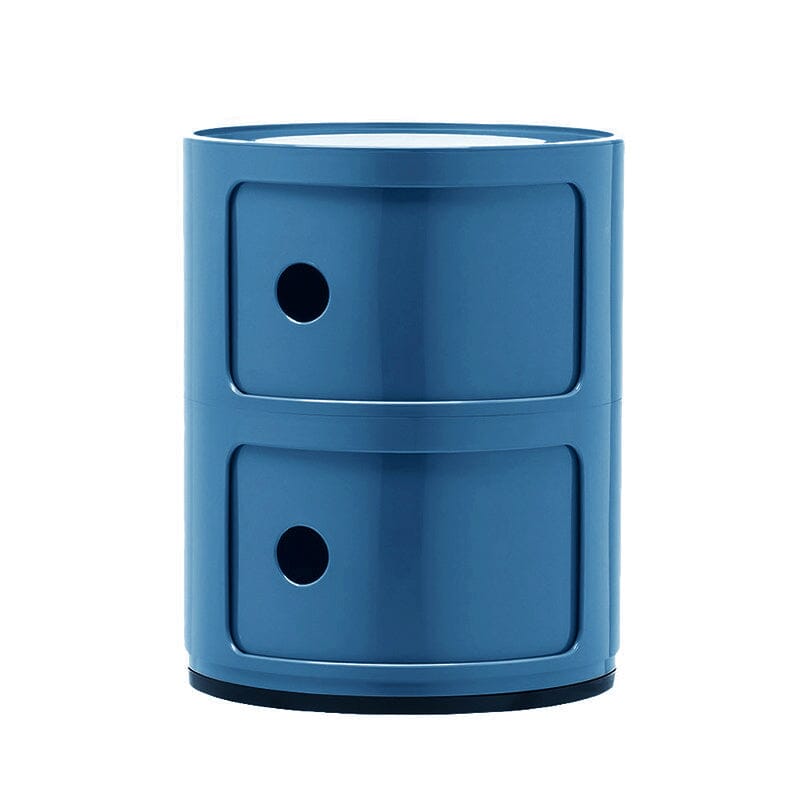 Componibili Round Storage Unit with 2 Drawers