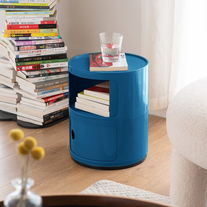 Componibili Round Storage Unit with 2 Drawers